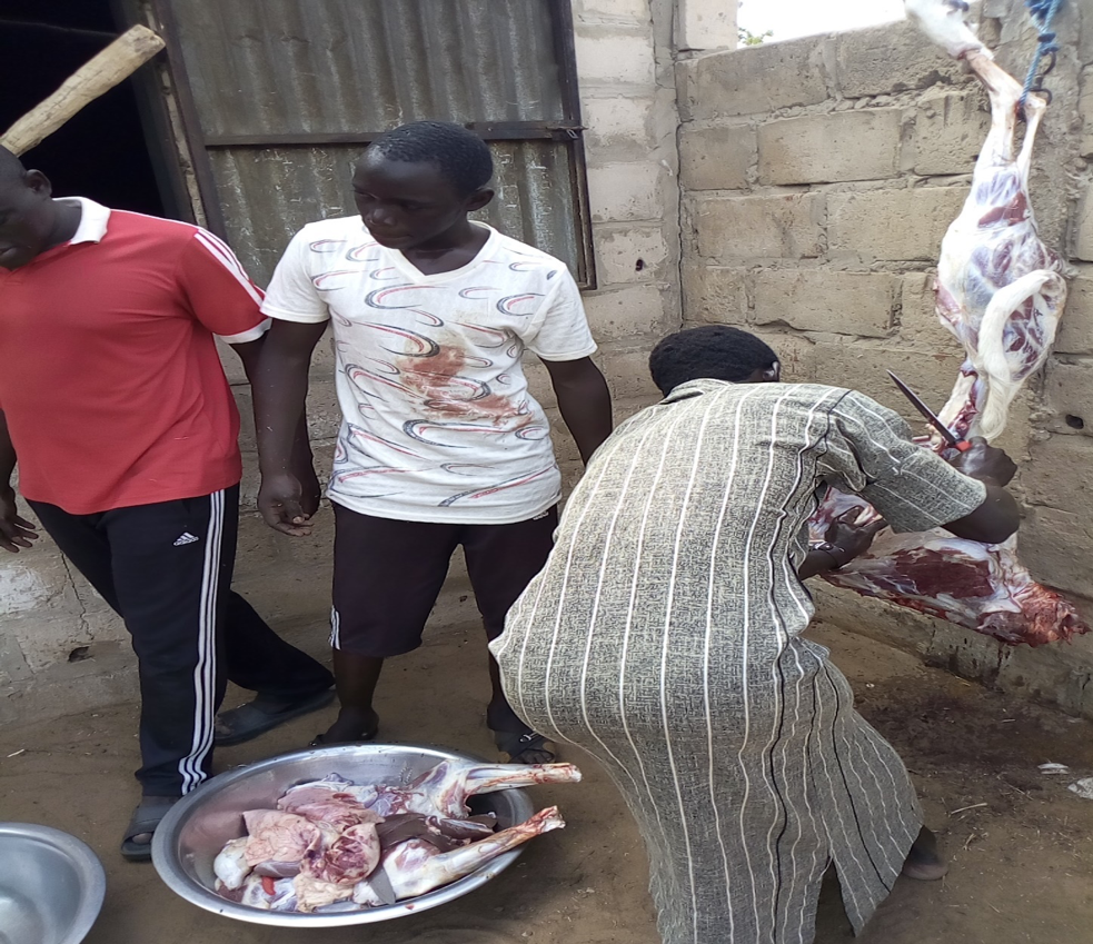 Carving meat