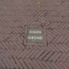 Sign saying 'Personal Space' outside Marekerk Church, Leiden, 11 July 2019